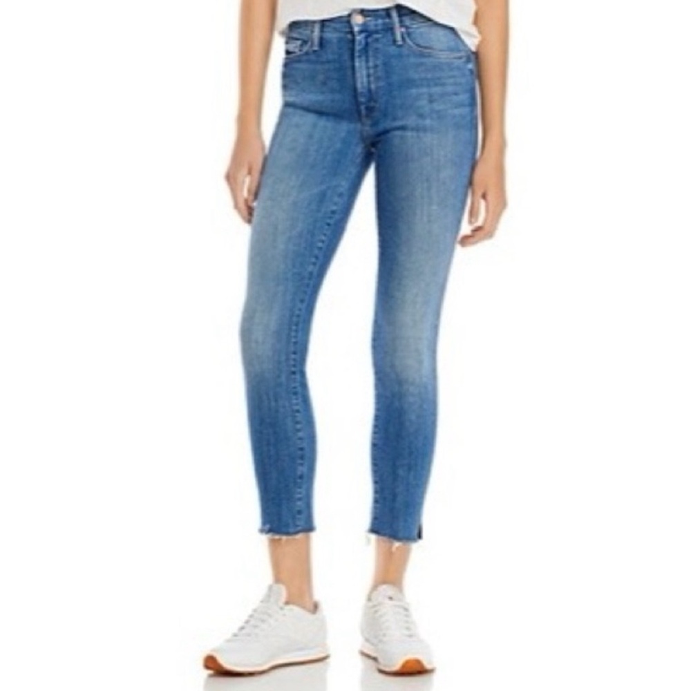 Mother The Looker Ankle Snippet Jeans in Beginner’s Luck Wash Size 29